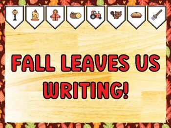 FALL LEAVES US WRITING! Fall Bulletin Board Kit & Door Décor