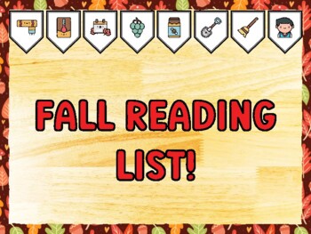 FALL READING LIST! Fall Bulletin Board Kit & Door Décor, Fall Classroom Décor