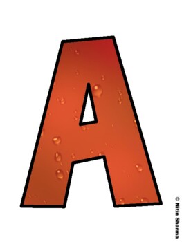 Fall Season Fall Bulletin Board Letters, Fall Hallway Display Letters, Fall A