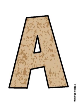 Fall Season Fall Bulletin Board Letters, Fall Hallway Display Letters, Fall A