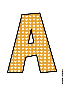 Fall Season Fall Bulletin Board Letters, Fall Hallway Display Letters, Fall A
