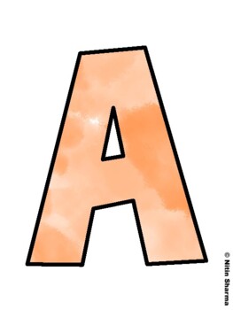 Fall Season Fall Bulletin Board Letters, Fall Hallway Display Letters, Fall A