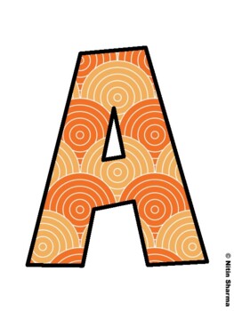 Fall Season Fall Bulletin Board Letters, Fall Hallway Display Letters, Fall A