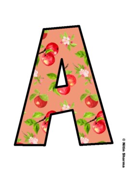 Fall Season Fall Bulletin Board Letters, Fall Hallway Display Letters, Fall A