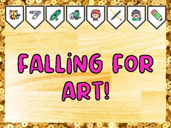 FALLING FOR ART! Creativity, Art Bulletin Board Kit