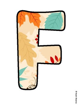 FALLING INTO ART! Fall Leaves Bulletin Board Letters