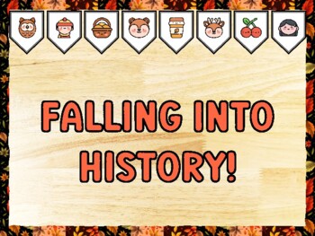 FALLING INTO HISTORY! Fall Bulletin Board Kit & Door Décor