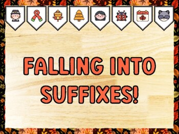FALLING INTO SUFFIXES! Fall Bulletin Board Kit & Door Décor