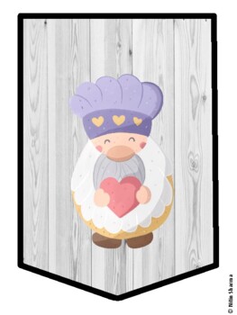 Fathers Day Gnomes Bulletin Board Decor, Fathers Day Gnomes Banner, Fathers