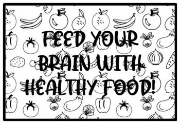 FEED YOUR BRAIN WITH HEALTHY FOOD! Health and Nutrition Activity