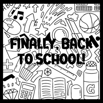 FINALLY, BACK TO SCHOOL! 3 by 3 Feet Back To School Bulletin Boards