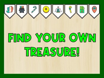 FIND YOUR OWN TREASURE! St. Patrick's Day Bulletin Board Kit