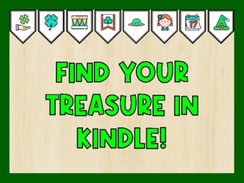FIND YOUR TREASURE IN KINDLE! St. Patrick's Day Bulletin Board Kit