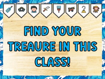 FIND YOUR TREAURE IN THIS CLASS! Pirate Bulletin Board Kit & Door Décor