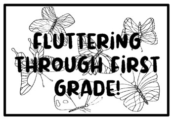 FLUTTERING THROUGH FIRST GRADE!, Butterfly Coloring Pages
