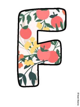 FOOD FOR THOUGHT! Health and Nutrition Bulletin Board Letters