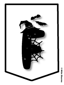 FUNNY BONES! Halloween Bulletin Board Letters, Halloween Banner