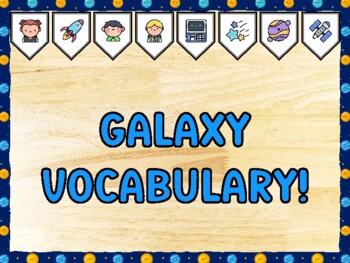 GALAXY VOCABULARY! Galaxy Bulletin Board Kit & Door Décor