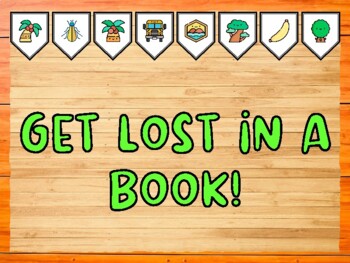 GET LOST IN A BOOK! Camping Bulletin Board Kit