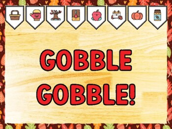 GOBBLE GOBBLE! Fall Bulletin Board Kit & Door Décor, Fall Classroom Décor