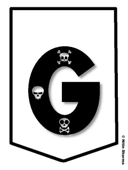 GRAB A GOOD BOOK! Halloween Bulletin Board Letters, Halloween Banner