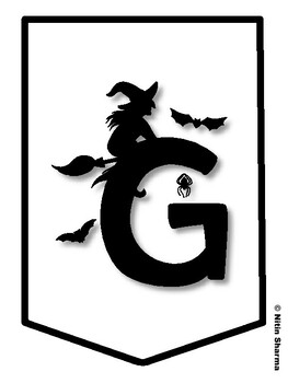 GRAB A HOWLING GOOD READ! Halloween Bulletin Board Letters, Halloween Banner