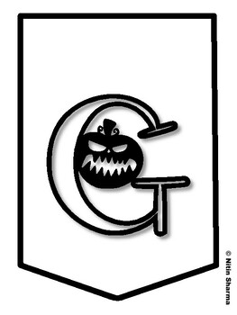 GRAB A HOWLING GOOD READ! Halloween Bulletin Board Letters, Halloween Banner
