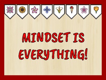 Growth Mindset Bulletin Board Kit & Door Décor, MINDSET IS EVERYTHING! 