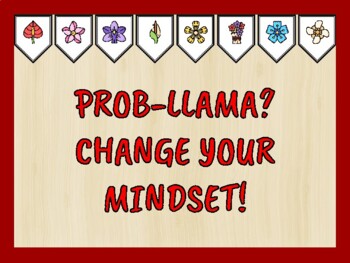 Growth Mindset Bulletin Board Kit & Door Décor, PROB-LLAMA? CHANGE YOUR...