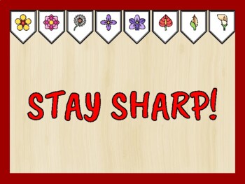 Growth Mindset Bulletin Board Kit & Door Décor, STAY SHARP! Classroom Décor 
