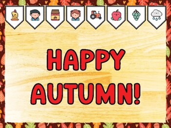 HAPPY AUTUMN! Fall Bulletin Board Kit & Door Décor, Fall Classroom Décor