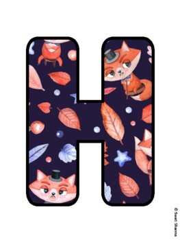 HAPPY BIRTHDAY! Fox Bulletin Board Letters