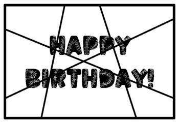 HAPPY BIRTHDAY! Mountains Coloring Pages