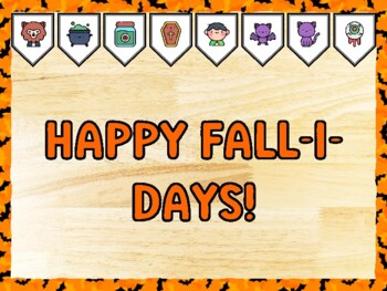HAPPY FALL-I-DAYS! Halloween Bulletin Board Kit & Door Décor