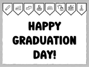 HAPPY GRADUATION DAY! Instant Bulletin Board Kit