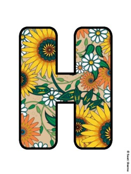 HAPPY MIDDLE SCHOOLERS! Sunflower Bulletin Board Letters