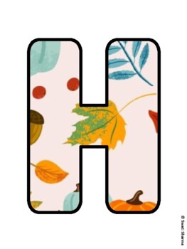 HARVEST MATH! Fall, Harvest Bulletin Board Letters