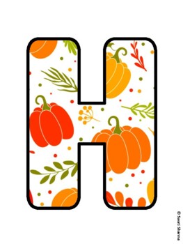 HARVEST POETRY! Fall, Harvest Bulletin Board Letters