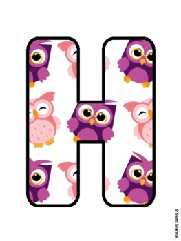 HAVE A HAPPY SUMMER OWLY-DAY! Owl Bulletin Board Letters