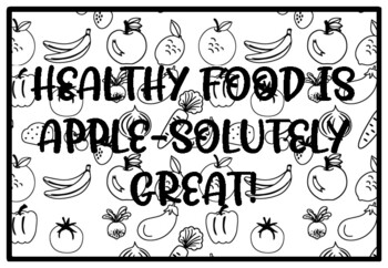 HEALTHY FOOD IS APPLE-SOLUTELY GREAT! Health and Nutrition Activity