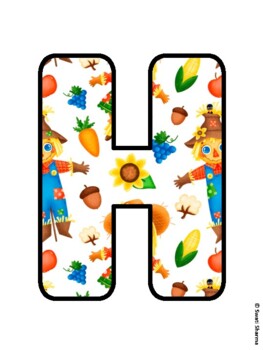 HELLO FALL! Fall, Harvest Bulletin Board Letters