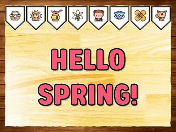 HELLO SPRING! Spring Inspiration Printable Bulletin Board Kit & Door Décor