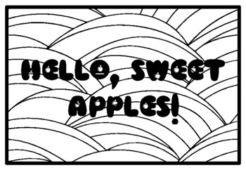 HELLO, SWEET APPLES! Fall Apple Activity, Apples Coloring Pages, Autumn