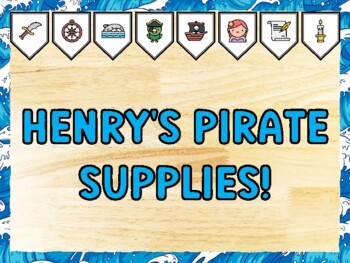 HENRY'S PIRATE SUPPLIES! Pirate Bulletin Board Kit & Door Décor