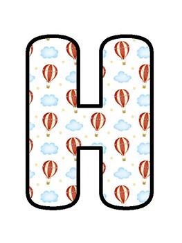 HOT AIR BALLOON WORD WALL! Hot Air Balloon, Welcome Back To School Bulletin