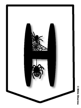HOW DO YOU BOO? Halloween Bulletin Board Letters, Halloween Banner