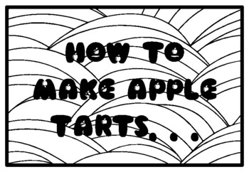 HOW TO MAKE APPLE TARTS… Fall Apple Activity, Apples Coloring Pages, Autumn