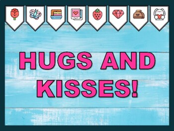 HUGS AND KISSES! Valentine's Day Bulletin Board Kit