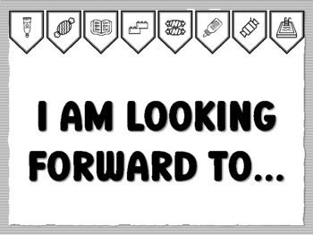 I AM LOOKING FORWARD TO... Instant Bulletin Board Kit