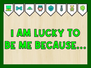 I AM LUCKY TO BE ME BECAUSE... St. Patrick's Day Bulletin Board Kit